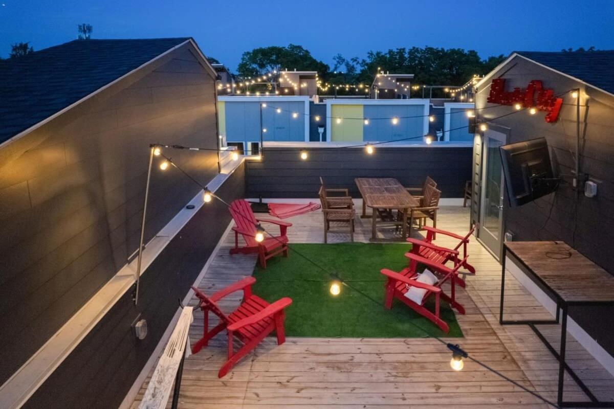 Carrie Underwood'S East Side Rooftop Game Room Nashville Dış mekan fotoğraf