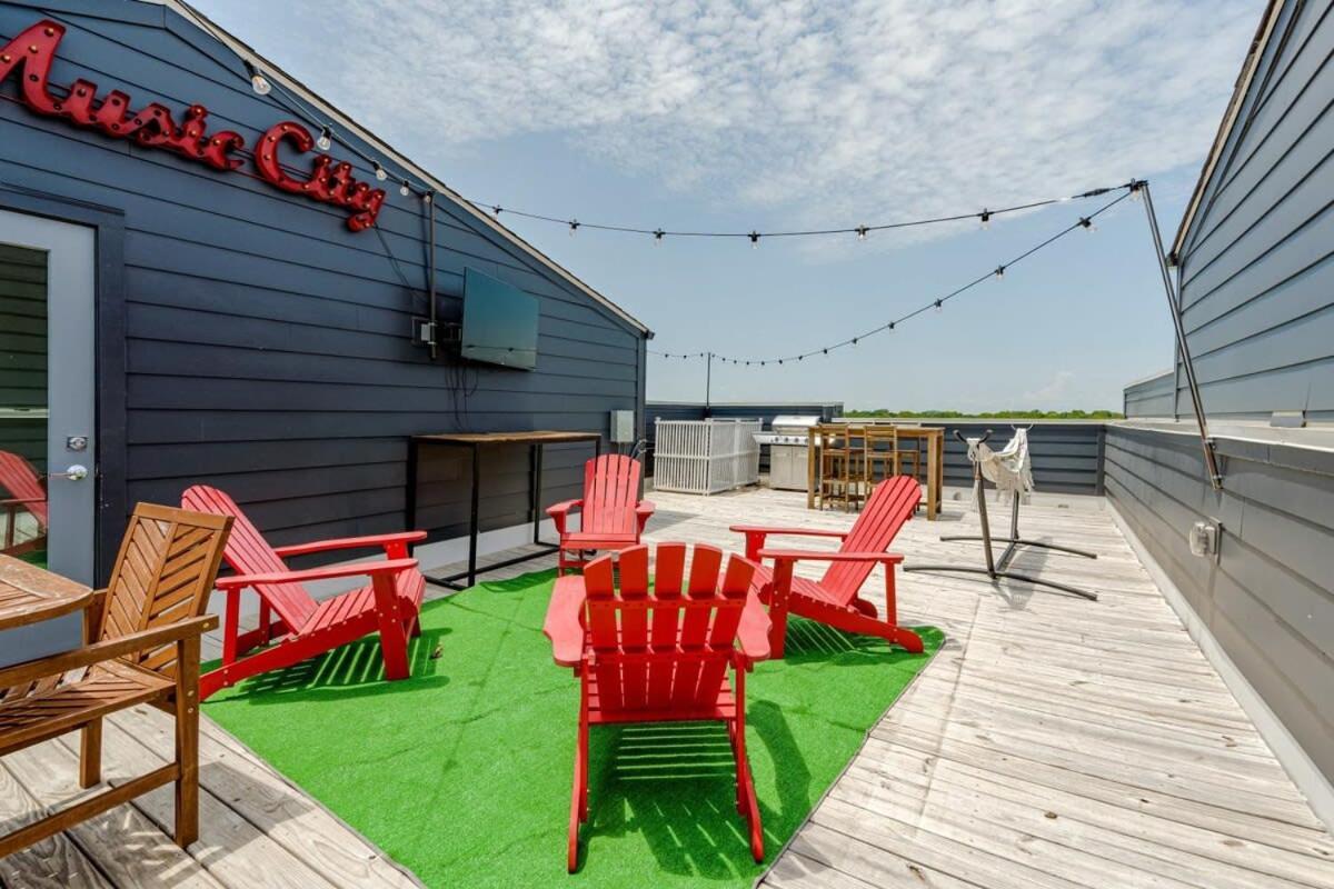 Carrie Underwood'S East Side Rooftop Game Room Nashville Dış mekan fotoğraf
